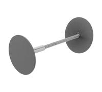 HAKIDZEL Cache-trou de Porte en Acier Inoxydable Rond, Plaque de Recouvrement pour Serrure, Diamètre 30-39mm, Épaisseur Porte 40-127mm, Protection Anti-effraction pour Rénovation Maison