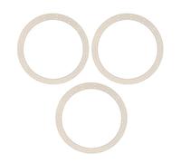 HAKIDZEL Cadre de Couronne Forme Ronde 12 Pouces 3 Pièces en Bois Naturel avec Trous Pré-percés de 2,5mm D'épaisseur pour DIY Mariage et Décoration de Fleur Rustique