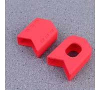 HAKIDZEL Capuchons de Manivelle en Silicone Flexibles et Résistants la Décoloration, Protection pour Pédalier de Vélo Pliant et Vélo de Route, Lot de 4 Set de Set de Pièces