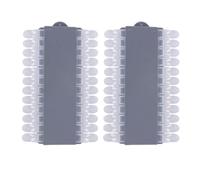 HAKIDZEL Carte de Distinction des Couleurs en Plastique pour Manucure 2pcs Support Multi-couleur Facile à Utiliser pour Salon et