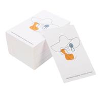 HAKIDZEL Cartes de Présentation Accessoires Indispensables Lot de 100 Bijoux en Papier Blanc pour Boucles D'oreilles et Colliers pour Création et Emballage de Bijoux