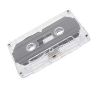 HAKIDZEL Cassette Qualité D'enregistrement Audio Supérieure à Bandes Vierges 30 en Plastique Boîtier Rigide Transparent pour Enregistrement de Cours et Décoration Murale Vintage
