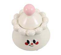 HAKIDZEL Cendrier Céramique avec Couvercle Design Anti- Cendrier Décoratif Mignon pour Fumeurs Accessoire De Bureau Et Maison Style Élégant