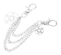HAKIDZEL Chaîne de Chaussures Alliage Robuste pour Sneakers et Bijou Métallique Étoile à Cinq Branches Accessoire Unisexe pour Style Casual