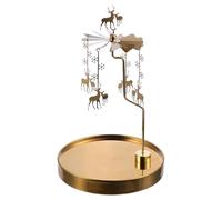 HAKIDZEL Chandelier en Métal Or Unique Rotation à Angle, Décoration de Bureau et Buffet, Support de Mariage pour Ambiance Romantique et Reflet Adorable de Lumière