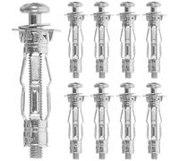 HAKIDZEL Chevilles Lot de 30 pour Plaques de Plâtre en Acier Galvanisé et Force Installation Rapide Cloisons Sèches pour Fixation de Portes Creuses