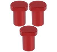 HAKIDZEL Chiens de Banc en Alliage d'Aluminium Rouge 3 Pièces, Accessoires Établi pour Atelier de Menuiserie, Pince de Frein pour Travail du Bois
