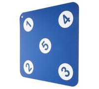 HAKIDZEL Cible D'escrime Murale Ronde Double Face en Caoutchouc pour Entraînement Intérieur Sabre et Épée, Surface Lisse et Design Léger, pour Pratique à Domicile