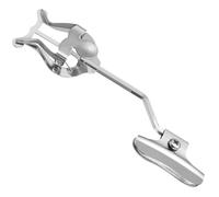 HAKIDZEL Clip de lyre pour trombone, porte-partitions pour lyre à pince, support de musique en métal argenté, 18 cm, facile à transporter, pour trombonistes de marche en fanfare