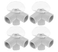 HAKIDZEL Connecteurs Parc Bébé en T avec Ventouse Lot De 4 22mm | Installation Facile, Démontable Pour Rangement, Usage Intérieur Maison