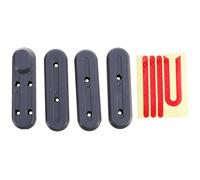 HAKIDZEL Coque de Protection de Roue pour Scooter électrique Millet 1S M365 Pro, ABS-PC Noir, Cache-moyeux décoratif, réflexion Nocturne, protège vis, pour Trottinette électrique