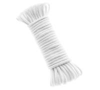 HAKIDZEL Cordon de Coton Auto-arrosant pour Jardinage, Corde Flexible de 10m pour Arroser Plantes Sol Difficile D'accès, Blanc, 1 Bundle