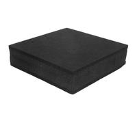 HAKIDZEL Coussin D'isolation Phonique en Mousse Noire pour Caisson de Basses Support Acoustique Stable Facile à Installer, pour Studios Professionnels et Domiciles