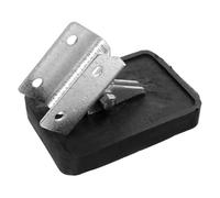 HAKIDZEL Coussinet Antidérapant pour Pieds d'Échelle en Caoutchouc Épais Bord Dentelé, Conçu pour Échelles Télescopiques à Cadre en A, Usage Chantier et Maison