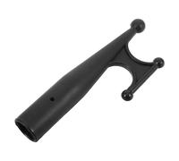 HAKIDZEL Crochet de Quai pour Bateau en Nylon Noir, pour Yacht et Navire | Marine Boating, Mooring, Portable et Stable, Accessoires pour Kayaks, Fixation du Poteau