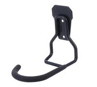 HAKIDZEL Crochet de Vélo Mural en Métal Noir, Support de Rangement Robuste Fixation Murale, pour Garage ou Abri de Jardin, Charge Lourde Garantie