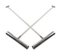 HAKIDZEL Crochets de Levage Utilitaires en Acier Inoxydable Argenté 2pcs pour Levage de Plaques D'égout et Portes Roulantes Forte Capacité de Charge pour Usage Quotidien et Travail