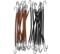 HAKIDZEL Crochets Élastiques Élasticité pour Cheveux Lot de 20 et Polyester Adaptés aux Longues Chevelures, pour Queue de Cheval Féminine