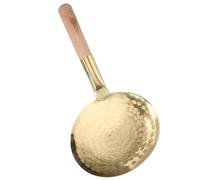 HAKIDZEL Cuillère à Tofu Multifonction en Cuivre et Bois, Pelle Alimentaire Résistante, Accessoire Cuisine Pratique pour Présents de Pendaison de Crémaillère