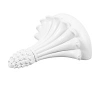HAKIDZEL Décoration Murale en Résine Blanche Style Européen Moderne | Rangement Mural Discret, pour Entrées et Chambres, Organise Clés et Jardinières, Gain de Place