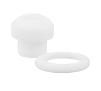 HAKIDZEL Ensemble de Joints en Silicone Résistants la Chaleur pour Cafetière Moka, Valve de Sécurité Anti-fuite, Compatible Cafetières à Café Blanc et Usage Longue Durée