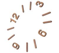 HAKIDZEL Ensemble D'horloge à Monter Soi-même Chiffres pour Horloge en Bois, Pièces de Rechange Pratiques et Résistantes à L'usure, pour Décorer le Salon
