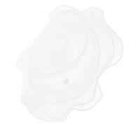 HAKIDZEL Épingle de Revers Accessoire Polyvalent Facile à Porter Fleur en Organza Blanc 27cm pour Femme pour Festivals et Banquets