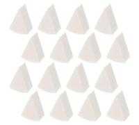 HAKIDZEL Éponge à Fond de Teint en Latex Blanche, Forme Triangulaire Confortable, Lot de 2 Sets de Sets pour Maquillage Sec et Humide, Accessoires Maquillage Pratiques