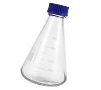 HAKIDZEL Flacon pour Applications en Chimie et Graduation Claire de Réactif en Verre 1000ml Base Solide de Laboratoire et Sciences Vie