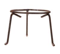 HAKIDZEL Gril Brasero Trépied Anneau De Support pour Wok Trépied pour Feu De Camp Support De Pot De Feu De Camp Support De Wok Extérieur Porte-Pot Plaque De Métal Camping Barre D'armature