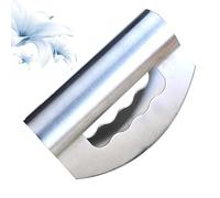 HAKIDZEL Hachoir à Salade en Acier Inoxydable avec Double Couvercle de Protection, Couteau Double Tranchant, Significative du Temps de Coupe Cuisine Maison