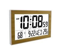 HAKIDZEL Horloge Murale Électronique à Grand Écran, Réveil Numérique