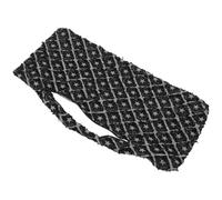 HAKIDZEL Housse de Protection Compacte et Bande Élastique Extensible Cordon Ajustable et Anti-poussière en Tissu avec Franges pour Piano Électrique et Clavier Noir pour Usage Quotidien