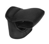 HAKIDZEL Housse de Protection Détachable pour Guidon de Vélo et Trottinette Garçon et Filles en Tissu Noir, Accessoire Fiable et Sécurisé pour Protéger la Poitrine