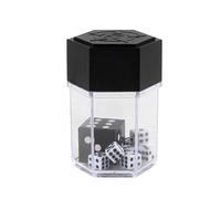 HAKIDZEL Jeu de Dés à Secouer en Plastique 1pc pour Garçon et Filles, de Dés Facile à Apprendre, Accessoire de Magie pour Fêtes et Jeux Entre Amis
