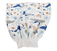 HAKIDZEL Jupe Anti-Fuites Bébé Imperméable et Respirante Jupe Lavable Absorbante Taille L Motif Marin Protection pour Nuits et Voyages sous-Vêtement Absorbant pour Garçon et Filles Qui