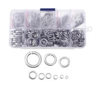 HAKIDZEL Kit de 600pcs Rondelles Ressort en Acier Inoxydable Résistantes à L'usure pour Prévention du Desserrage, Assortiment Complet pour Réparation et Calage Industriel