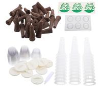 HAKIDZEL Kit de Culture Hydroponique Intérieur sans Sol Paniers en Polyuréthane et Poudre, Favorisant Le Développement des Plantes, pour Jardinage en Intérieur et Extérieur