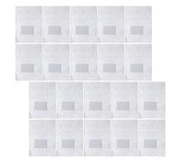 HAKIDZEL Kit de Dépose de Gel pour Ongles 100 Pièces de Feuilles D'aluminium Argentées Légères et Faciles à Utiliser pour Manucure à Domicile Salon Professionnel