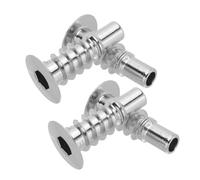 HAKIDZEL Kit de Réparation 4PCS Manchon de Charnière en Alliage Argent pour Canapé, Insert de Douille Stabilisateur, Convient pour Meubles Inclinables et Couches