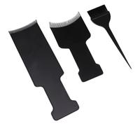 HAKIDZEL Kit de Teinture pour Cheveux Tableau de Surbrillance et Brosse en Plastique Abs Noir, pour Teindre Rapidement et Éviter le Contact la Racine des Cheveux, pour Usage