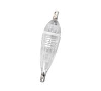 HAKIDZEL Lampe de Pêche sous-Marine Portable 6cm Lumière Forte Plastique Blanc pour Leurres de Pêche en Bateau et Canoë Attirant Crevettes et Poissons