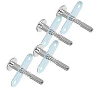 HAKIDZEL Loquets de Sommier à Ressort Lot de 4 en Fer, Fixation pour Lit à Barreaux et Lit pour Nourrisson, Goupille Élastique Incluse Usage Facile Couleur Aléatoire