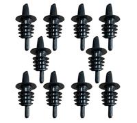 HAKIDZEL Lot de 10 Bouchons de Bouteille en Pvc Verseur D'angle Pratique pour Bouteilles de Vin, Accessoires Indispensables pour Bar et Dégustation