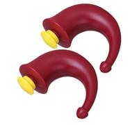 HAKIDZEL Lot de 2 Flacons Lave-nez Rouge 200 Ml, Outil D'irrigation Nasal Portable pour Nettoyage du Nez, Rinçage Sinusal pour Adultes, Pratique pour Usage Domestique et Soins
