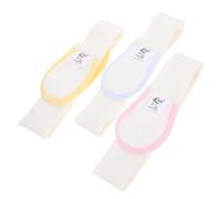 HAKIDZEL Lot de 3 Ceintures de Fixation de Couches en Coton Ajustables Bandes Élastiques Solides pour Bébé Confort et Sécurité Couleur Aléatoire