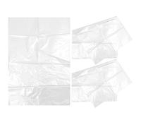 HAKIDZEL Lot de 3 Paquet de Protection Grosse Taille 160x220 Cm en Polyéthylène Transparent Résistant à L’humidité Déchirures, Housses de Meubles pour Déménagement et Stockage Industriel