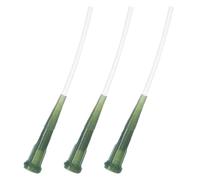 HAKIDZEL Lot de 3 Tubes d'alimentation Souples pour Oiseaux, Plastique Vert, Facile à Nettoyer, Outils pour Nourrir Perroquets et Jeunes Oiseaux Malades
