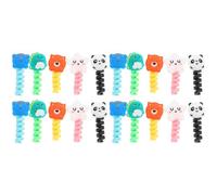HAKIDZEL Lot de 50 Protège Câbles en Silicone Décor Animal Mignon, Support de Cordon Solide pour Prolonger la Durée de Vie des Câbles D'écouteurs et Appareils Couleur Couleur Aléatoire