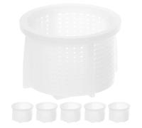 HAKIDZEL Lot de 6 filtres à tamis pour arrivée d'eau de machine à laver, raccord universel pour tuyau d'arrivée d'eau de 2 cm, vanne d' chaude/froide
